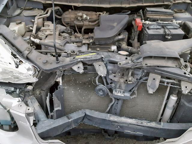 JN8AS5MT1BW166290 - 2011 NISSAN ROGUE S GRAY photo 7