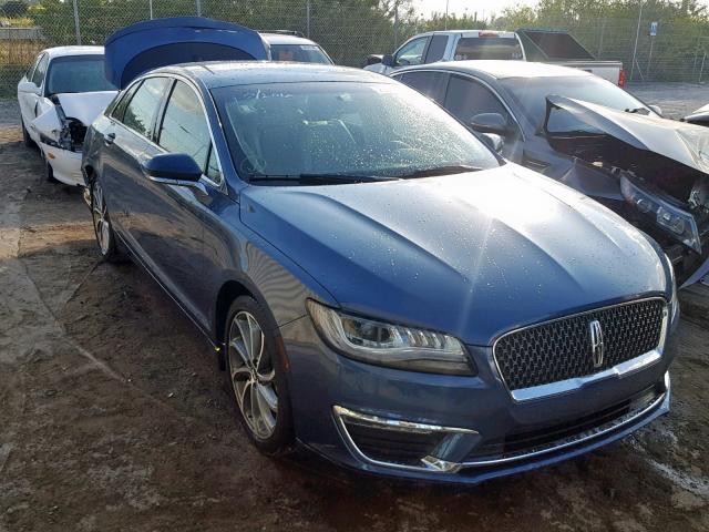 3LN6L5A92JR622334 - 2018 LINCOLN MKZ PREMIE BLUE photo 1