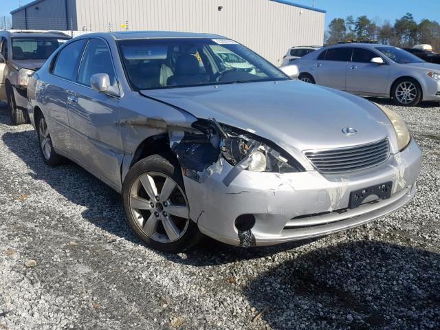 JTHBA30G855107360 - 2005 LEXUS ES 330 SILVER photo 1