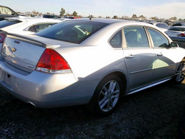 2G1WC5E30E1168081 - 2014 CHEVROLET IMPALA LIM SILVER photo 4