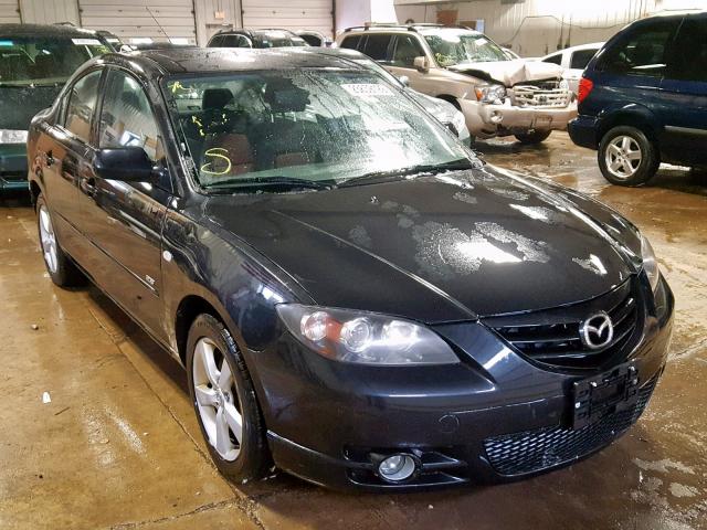 JM1BK323261503754 - 2006 MAZDA 3 S BLACK photo 1