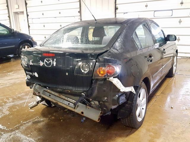 JM1BK323261503754 - 2006 MAZDA 3 S BLACK photo 4