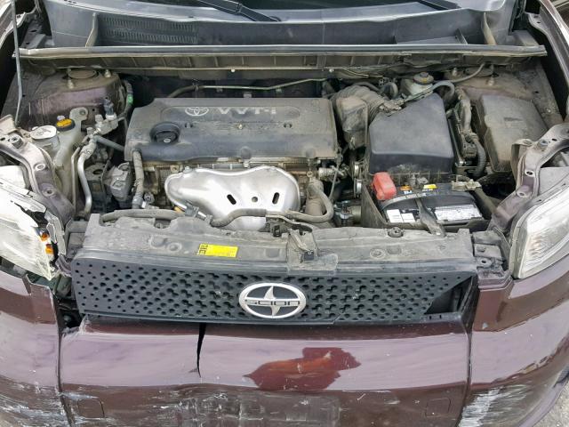 JTLKE50E581004252 - 2008 TOYOTA SCION XB Күлгін фото 7