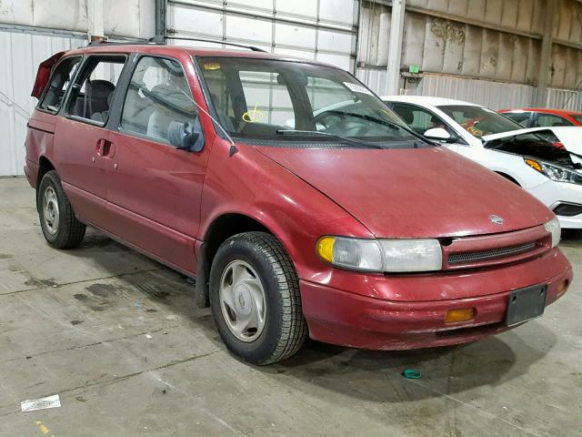 4N2DN11W4SD845115 - 1995 NISSAN QUEST XE RED photo 1