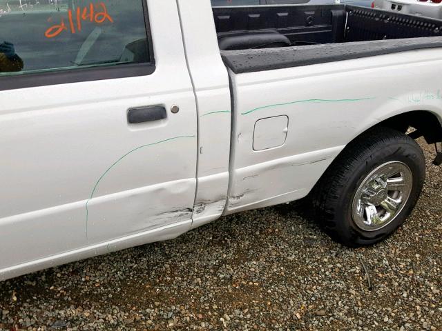 1FTKR1ADXAPA62259 - 2010 FORD RANGER WHITE photo 9