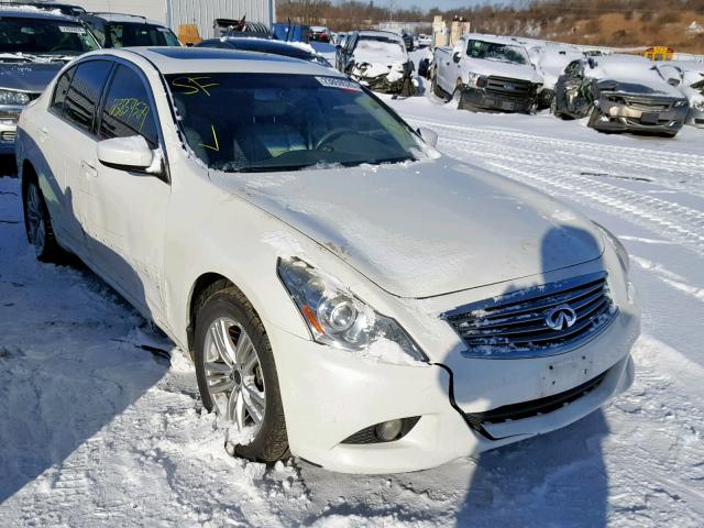 JN1CV6ARXCM674042 - 2012 INFINITI G37 WHITE photo 1