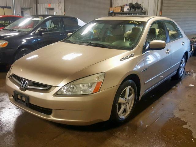 1HGCM56643A041841 - 2003 HONDA ACCORD EX BEIGE photo 2