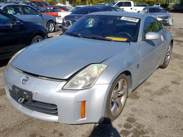 JN1BZ34D28M706830 - 2008 NISSAN 350Z COUPE GRAY photo 2