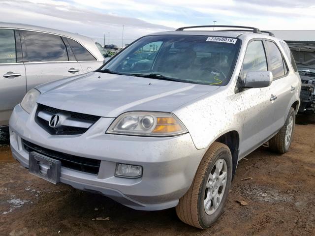 2HNYD18686H533458 - 2006 ACURA MDX TOURIN SILVER photo 2