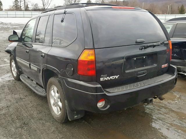 1GKDT13S932294894 - 2003 GMC ENVOY BLACK photo 3