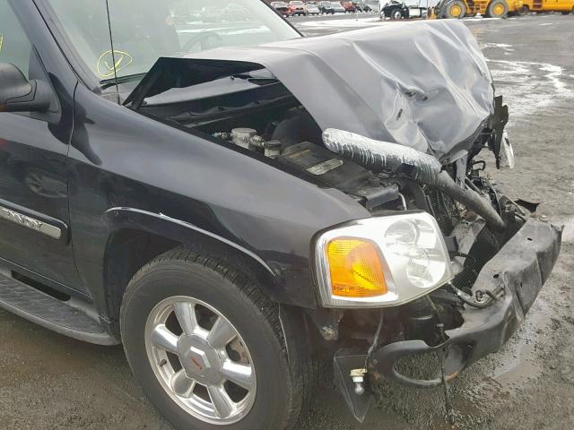 1GKDT13S932294894 - 2003 GMC ENVOY BLACK photo 9