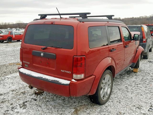 1D4PT4GK5AW163331 - 2010 DODGE NITRO HEAT RED photo 4