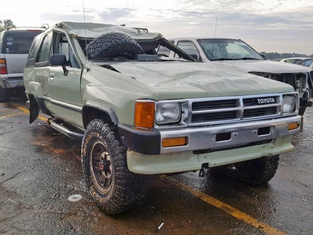 JT4RN62S1H0171099 - 1987 TOYOTA 4RUNNER RN GREEN photo 1