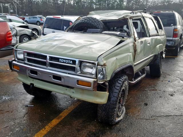 JT4RN62S1H0171099 - 1987 TOYOTA 4RUNNER RN GREEN photo 2