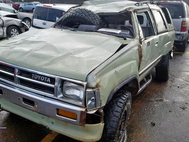 JT4RN62S1H0171099 - 1987 TOYOTA 4RUNNER RN GREEN photo 9