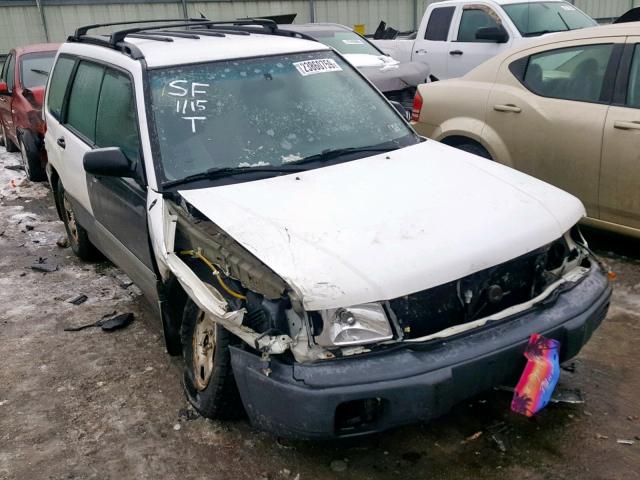 JF1SF6352XH726655 - 1999 SUBARU FORESTER L WHITE photo 1