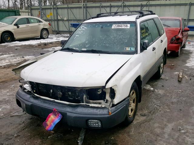 JF1SF6352XH726655 - 1999 SUBARU FORESTER L WHITE photo 2