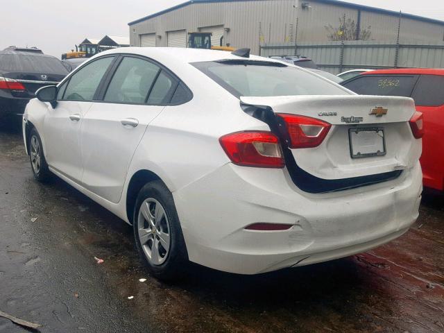 1G1BC5SM9J7231252 - 2018 CHEVROLET CRUZE LS WHITE photo 3