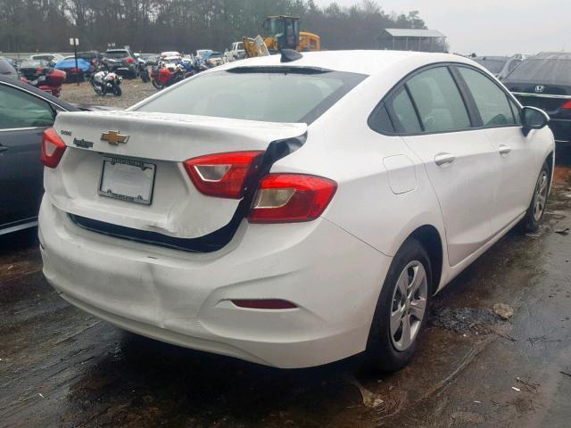 1G1BC5SM9J7231252 - 2018 CHEVROLET CRUZE LS WHITE photo 4