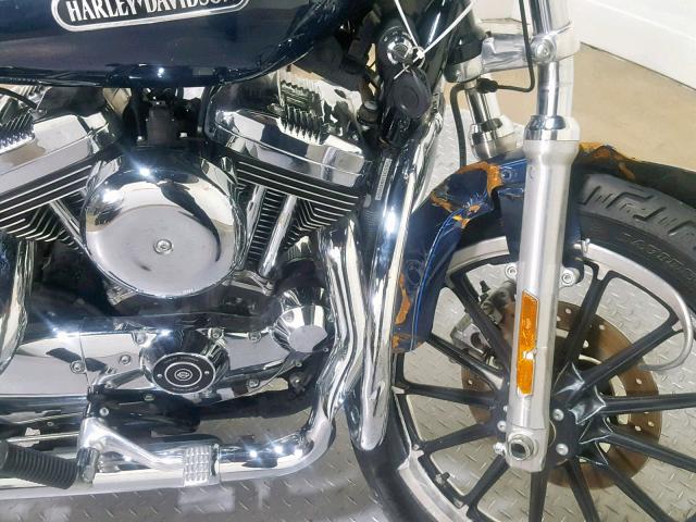 1HD1CX31X9K424097 - 2009 HARLEY-DAVIDSON XL1200 L BLUE photo 16