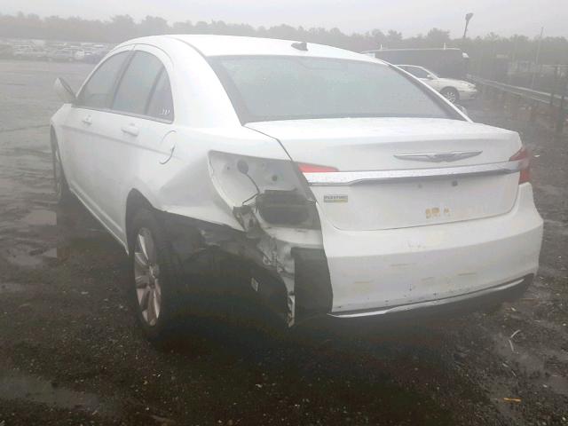 1C3CCBBG0DN703315 - 2013 CHRYSLER 200 TOURIN WHITE photo 3