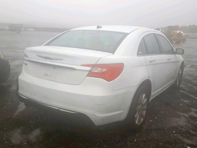 1C3CCBBG0DN703315 - 2013 CHRYSLER 200 TOURIN WHITE photo 4