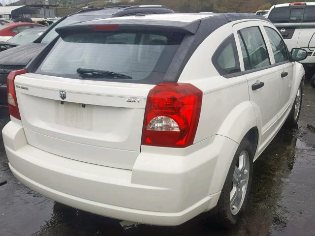 1B3HB48B98D781973 - 2008 DODGE CALIBER SX WHITE photo 4