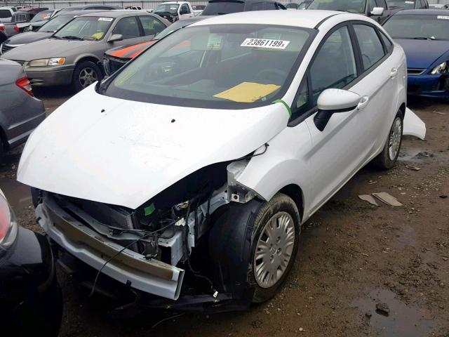 3FADP4AJ6GM108244 - 2016 FORD FIESTA S WHITE photo 2