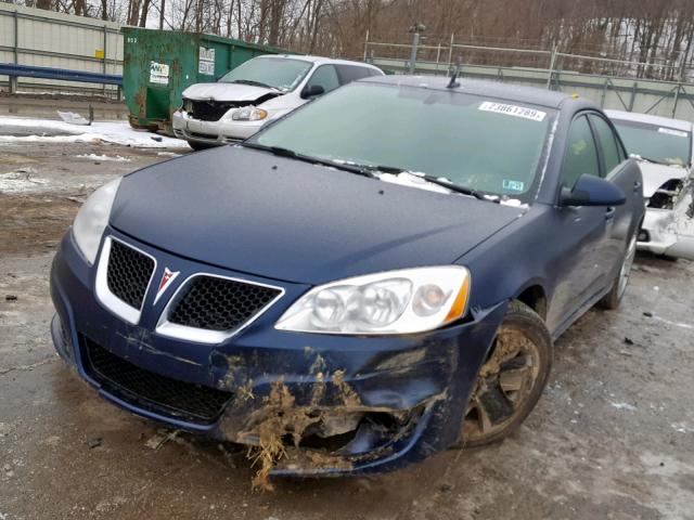 1G2ZJ57B294273167 - 2009 PONTIAC G6 BLUE photo 2