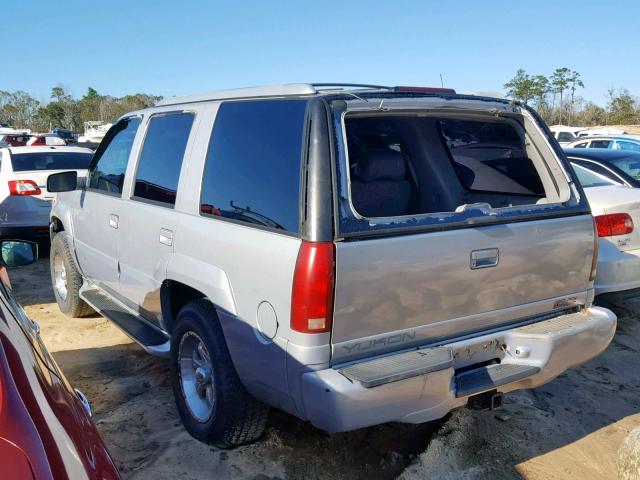 1GKEK13R1YR151019 - 2000 GMC YUKON DENA SILVER photo 3