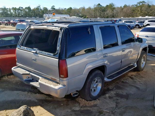 1GKEK13R1YR151019 - 2000 GMC YUKON DENA SILVER photo 4