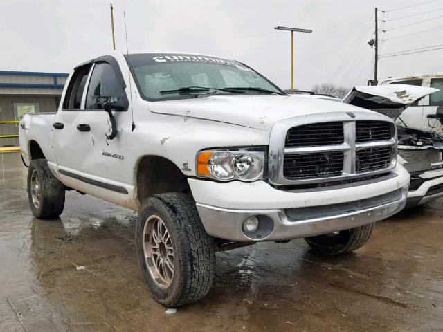 3D7KU28683G765335 - 2003 DODGE RAM 2500 S WHITE photo 1