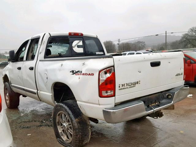 3D7KU28683G765335 - 2003 DODGE RAM 2500 S WHITE photo 3