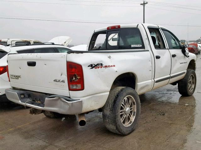 3D7KU28683G765335 - 2003 DODGE RAM 2500 S WHITE photo 4