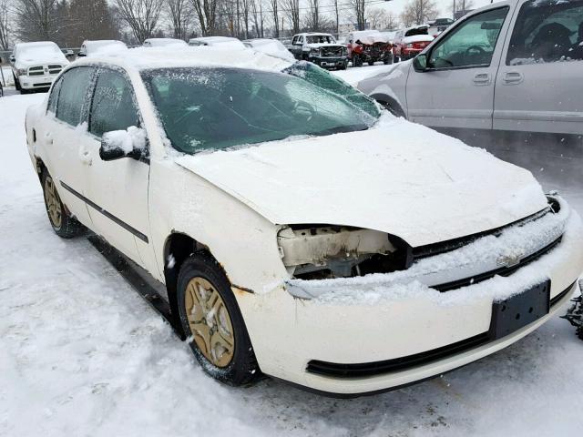 1G1ZS52F84F216481 - 2004 CHEVROLET MALIBU WHITE photo 1