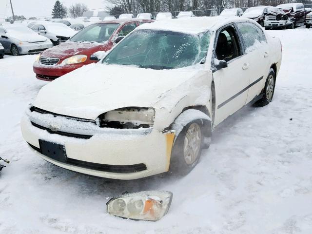 1G1ZS52F84F216481 - 2004 CHEVROLET MALIBU WHITE photo 2