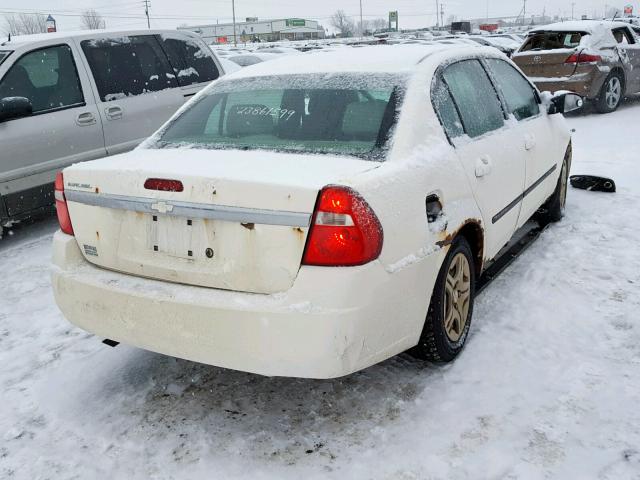 1G1ZS52F84F216481 - 2004 CHEVROLET MALIBU WHITE photo 4