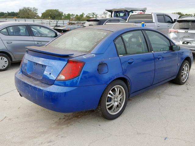 1G8AL52F34Z165398 - 2004 SATURN ION LEVEL BLUE photo 4
