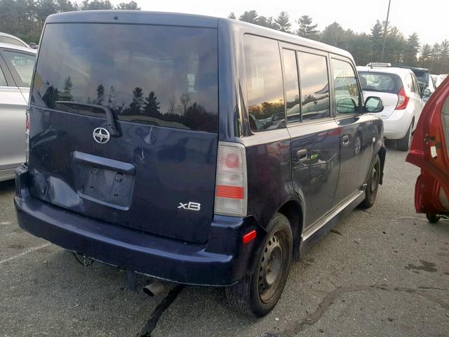 JTLKT324454024677 - 2005 TOYOTA SCION XB Көк фото 4
