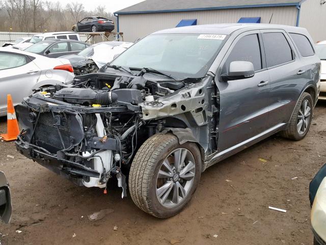 1C4SDJCTXDC563067 - 2013 DODGE DURANGO R/ GRAY photo 2