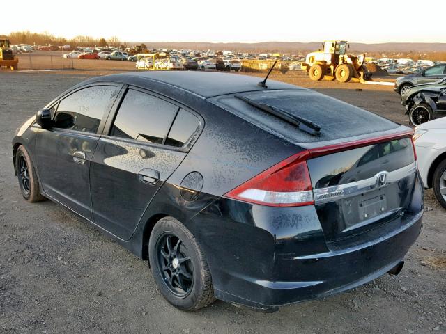 JHMZE2H58DS004231 - 2013 HONDA INSIGHT LX BLACK photo 3