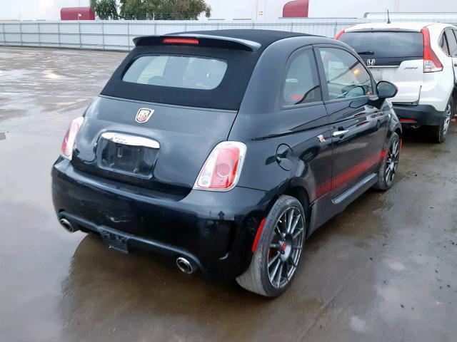 3C3CFFJH4DT744684 - 2013 FIAT 500 ABARTH BLACK photo 4