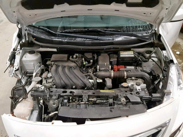 3N1CN7APXJK396308 - 2018 NISSAN VERSA S WHITE photo 7