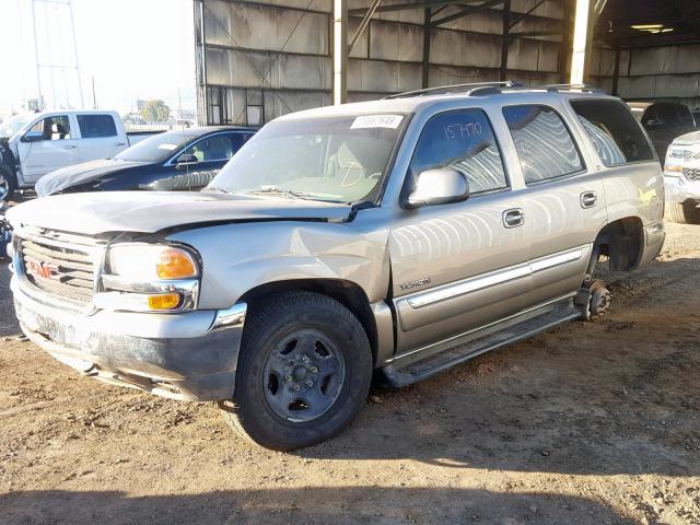 1GKEK13V52R188174 - 2002 GMC YUKON TAN photo 2