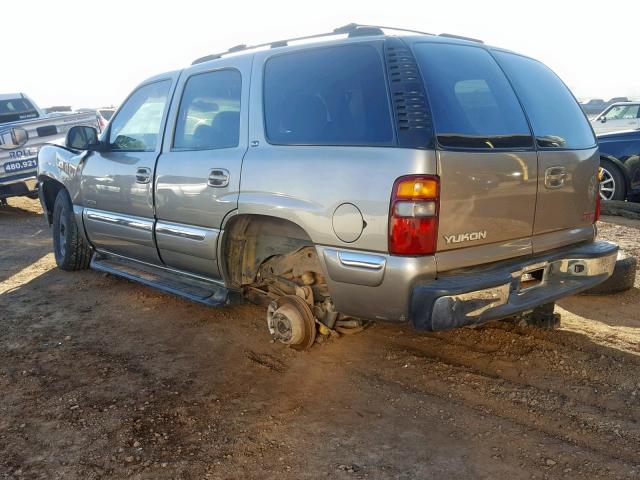 1GKEK13V52R188174 - 2002 GMC YUKON TAN photo 3