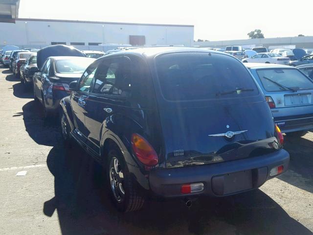 3C8FY68B32T261526 - 2002 CHRYSLER PT CRUISER BLACK photo 3