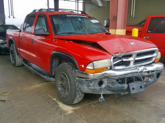 1B7GL2AN9YS743297 - 2000 DODGE DAKOTA QUA RED photo 1