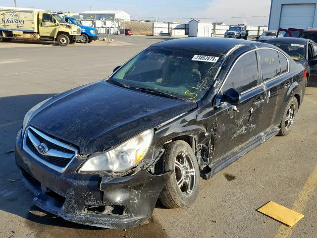 4S3BMBB61B3225393 - 2011 SUBARU LEGACY 2.5 BLACK photo 2