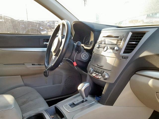 4S3BMBB61B3225393 - 2011 SUBARU LEGACY 2.5 BLACK photo 9