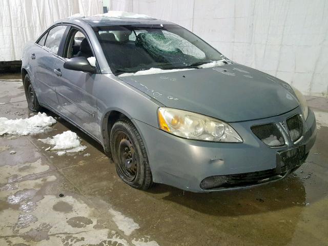 1G2ZF58B074120574 - 2007 PONTIAC G6 VALUE L GRAY photo 1